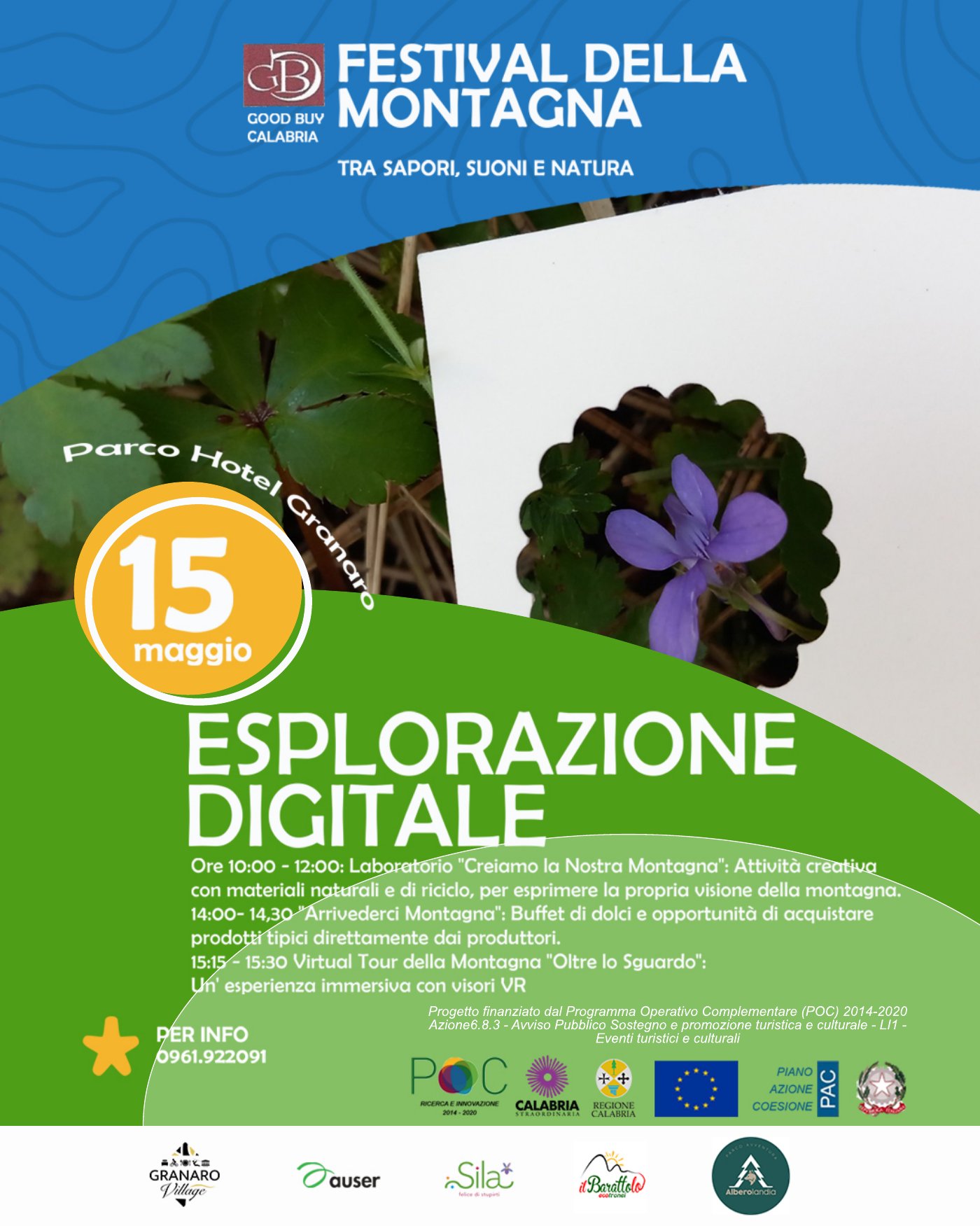 Locandina dell'esplorazione digitale, Festival della Montagna 2026