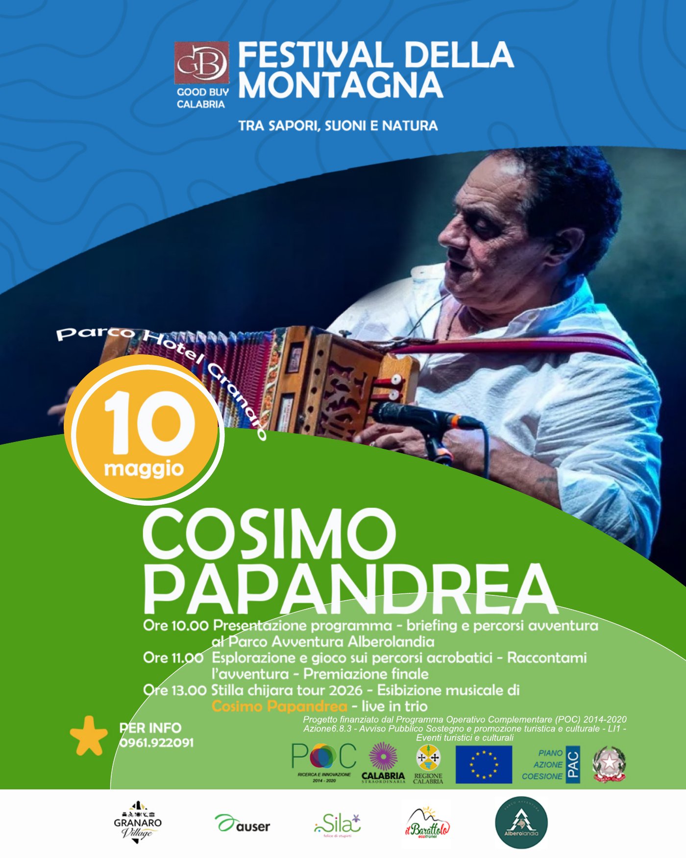 Locandina dell'appuntamento con Papandrea, Festival della Montagna 2026